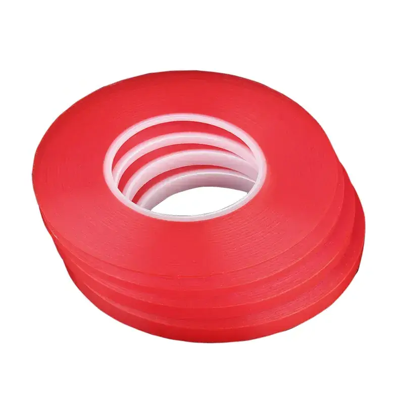 Red Hot Melt 150 MIC Grey Industrial Acrylic Double Sided Clear Sticky Adhesive Outdoor Mounting Tape