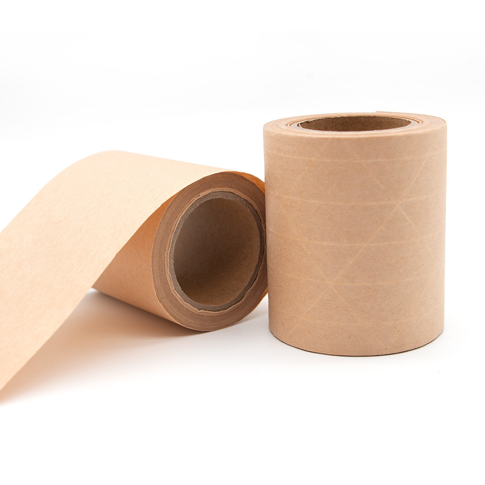 Premium Best Selling Water Activated Reinforced Prime Customization Logo self adhesive  Kraft Paper Tape