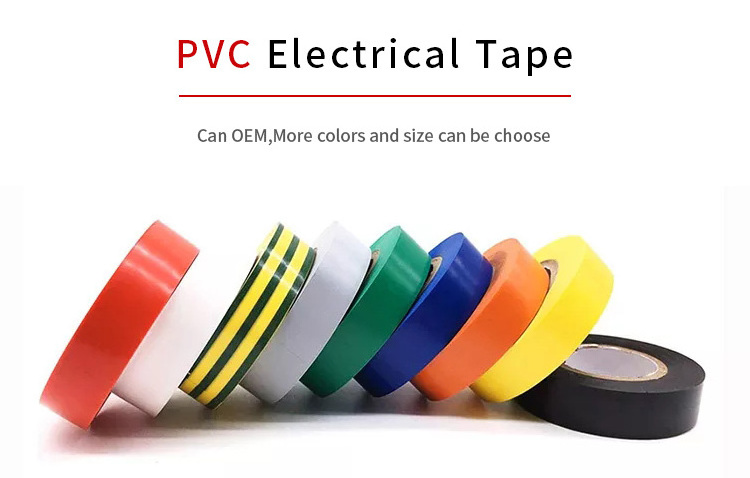 Factory wholesale pvc tape insulation waterproof,  flame retardant and high temperature resistant electrical insulation tape