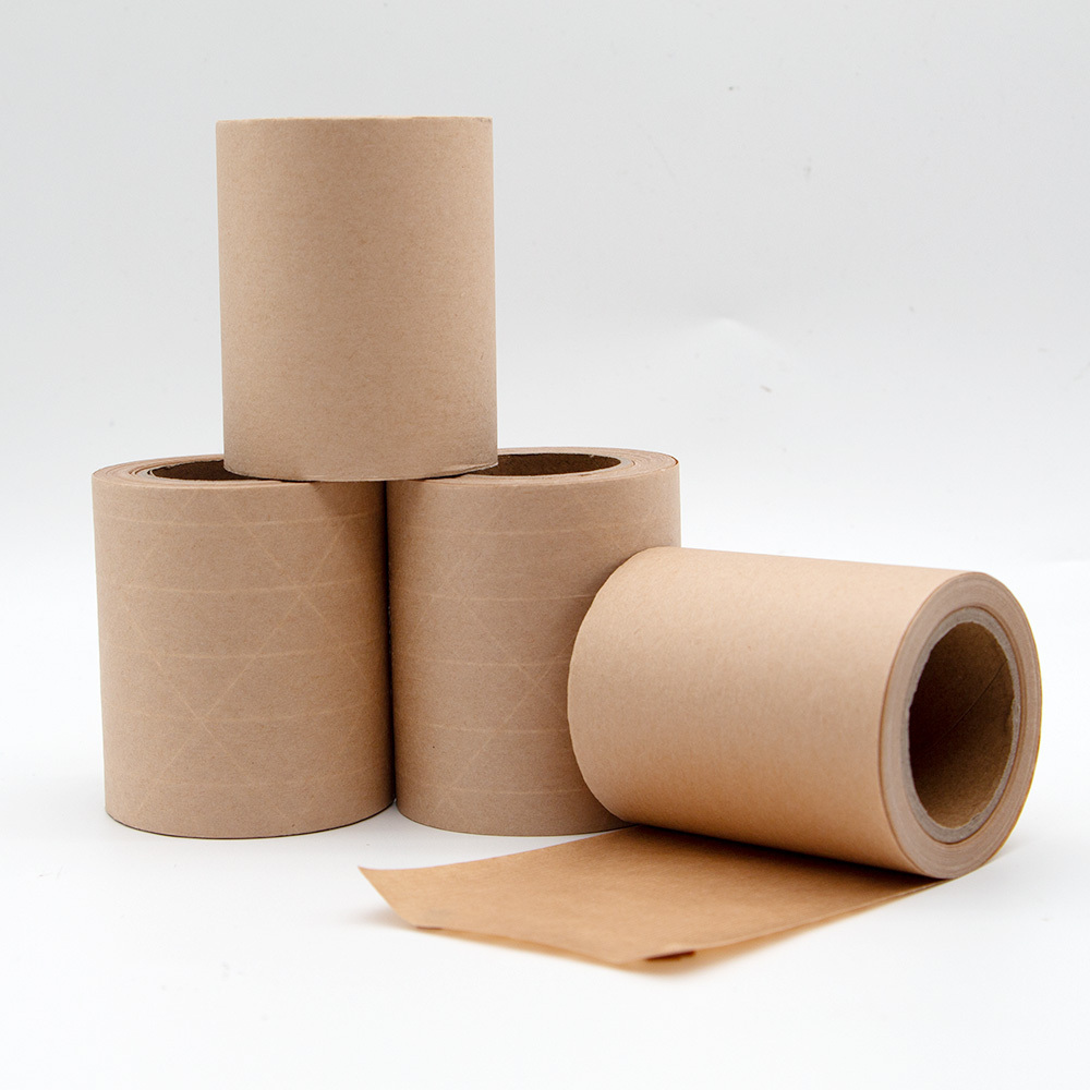 Premium Best Selling Water Activated Reinforced Prime Customization Logo self adhesive  Kraft Paper Tape