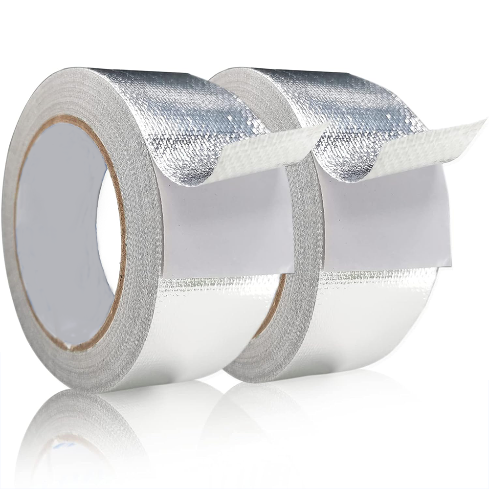 Sliver Reinforced Aluminum Foil Tape waterproof for roof repairing, high temperature Resistant aluminum foil tape