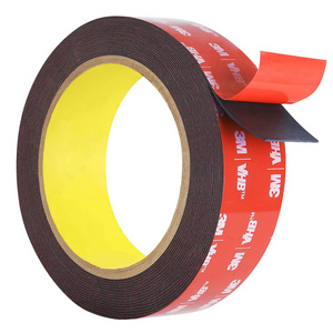 Solvent Grey Industrial Acrylic Clear Adhesive Double Sided Car Foam Black Color Outdoor Mounting Tape