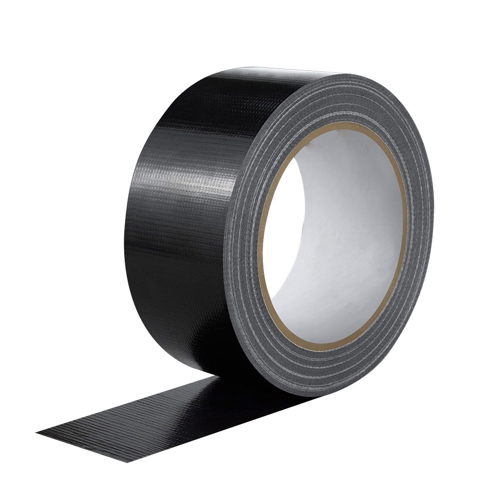 Cloth tape black Rubber glue High quality strong adhesive 27Mesh Waterproof 3Inch Multi Purpose Cloth Duct Tape