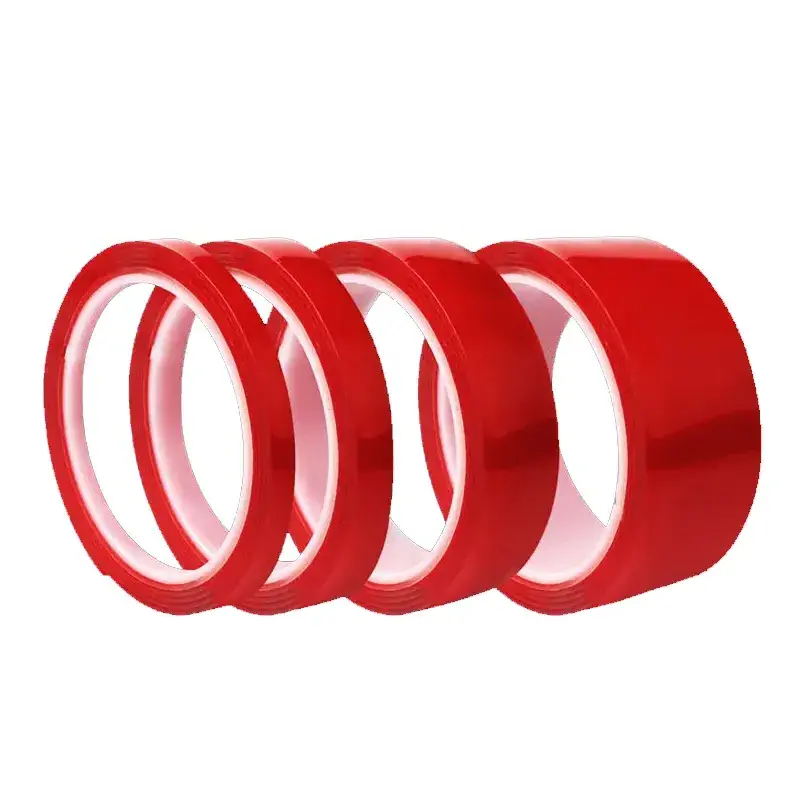 Red Hot Melt 150 MIC Grey Industrial Acrylic Double Sided Clear Sticky Adhesive Outdoor Mounting Tape