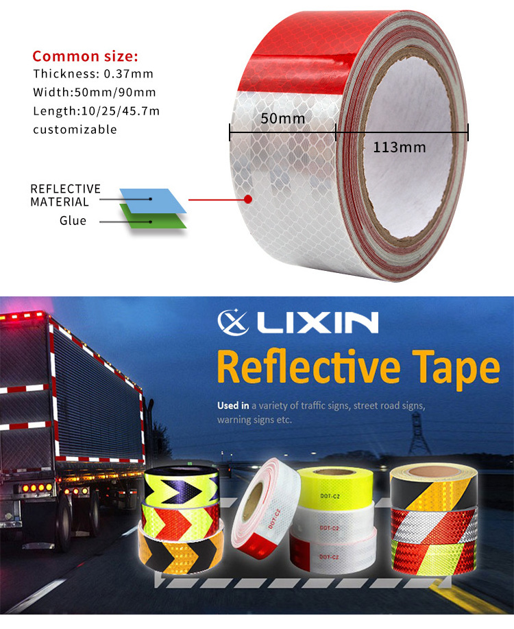 Sew on High Visibility Retro Reflective Fabric Tape Sew On Silver Reflective Fabric Polyester Material DIY Tape for Clothing