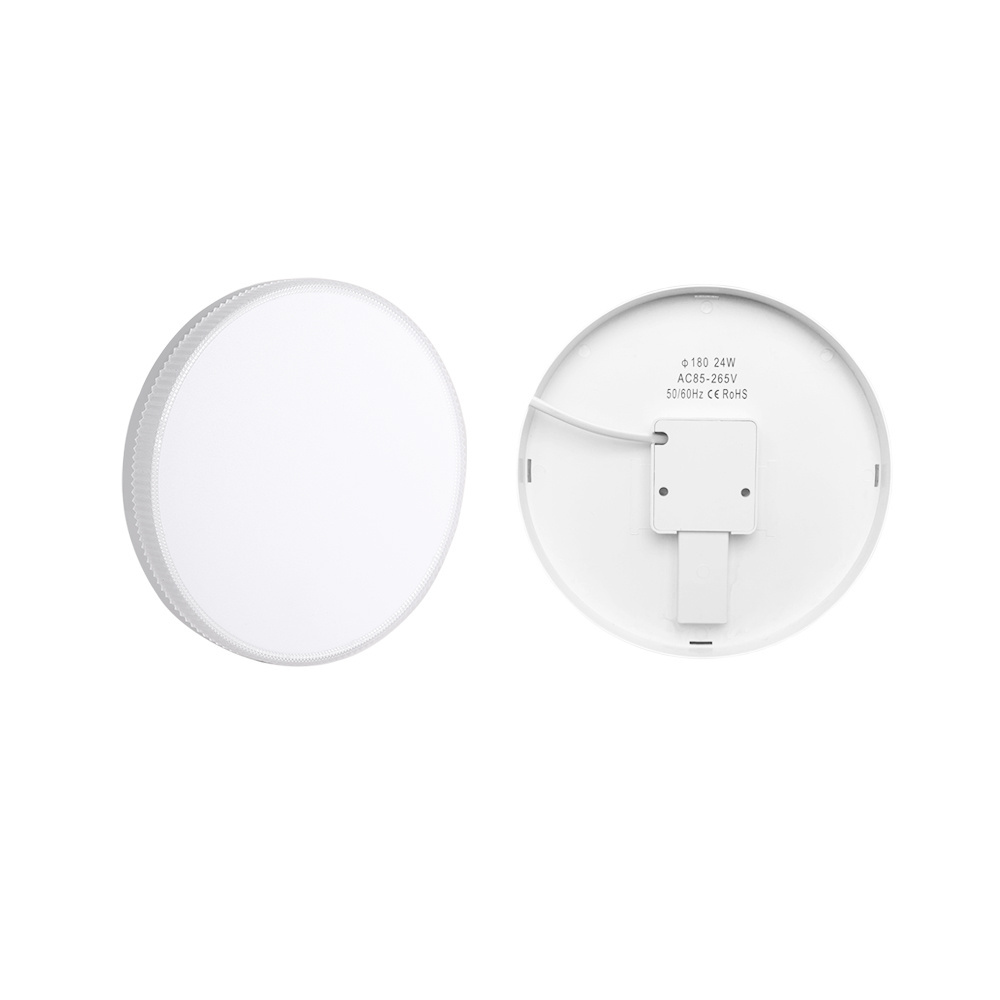 Super Slim Round LED Ceiling Lights Flush Mount 6500K CCT Surface Mount Light Fixtures 48W 36W 24W Thin Flat LED Panel Light