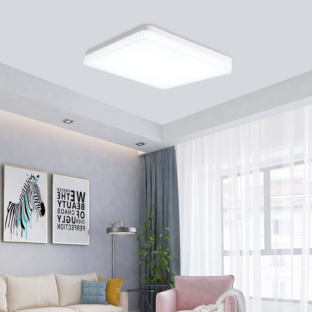 New Super Slim Square LED Ceiling Lights Flush Mount Surface Mount Light Fixtures 48W 36W 24W Thin Flat LED Panel Light