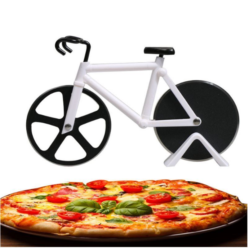 Stainless Steel Bike Pizza Slicer Cutter Wheel With Promotional Bicycle Pizza Cutter