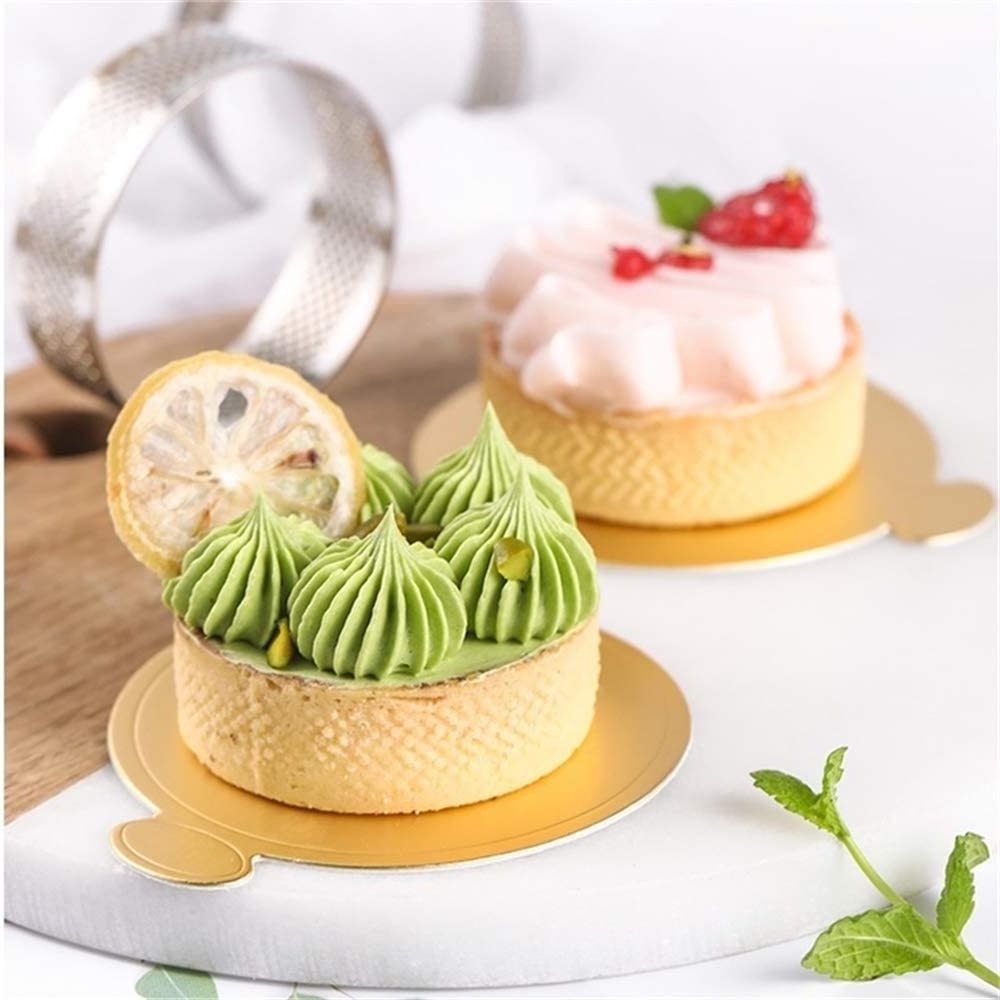 Lixsun High quality stainless steel square perforated cake mousse ring mold for Pastry Cake Pancake