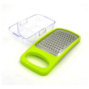 Multifunctional Plastic Stainless Steel Cheese Tools Slicer Vegetable Box Cheese Grater with Container