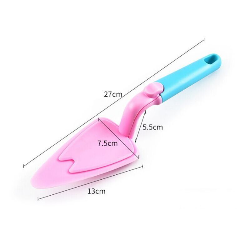 Lixsun Wholesale Multi Color detachable Plastic Wedding Cake Server Set For Cake Transfer Turner Tool With High Quality