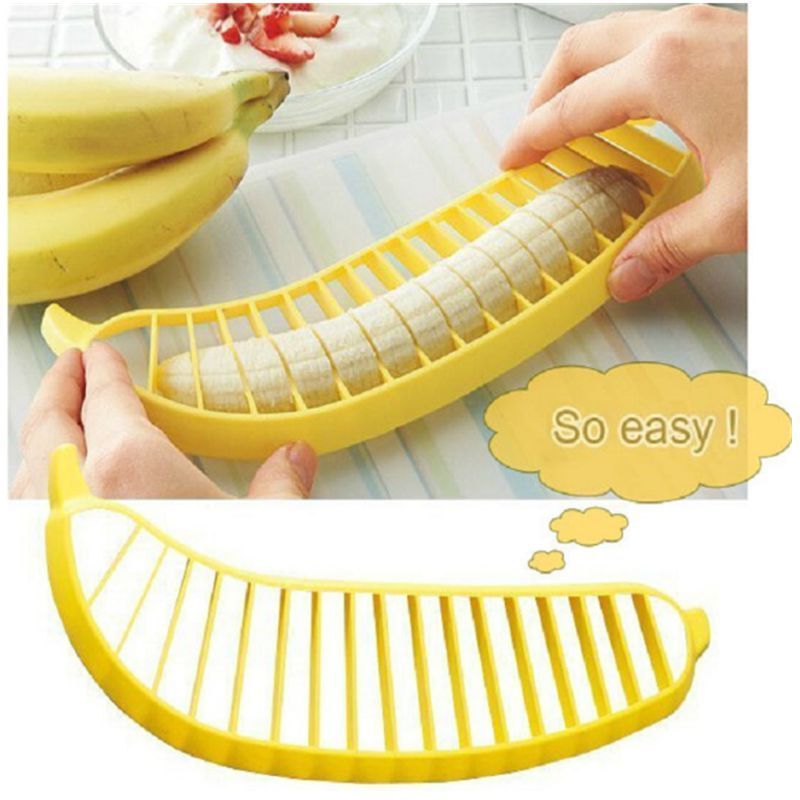 Plastic Banana Chips Slicer Cutter For Kitchen Gadgets Tools With Fruit Salad Chopper