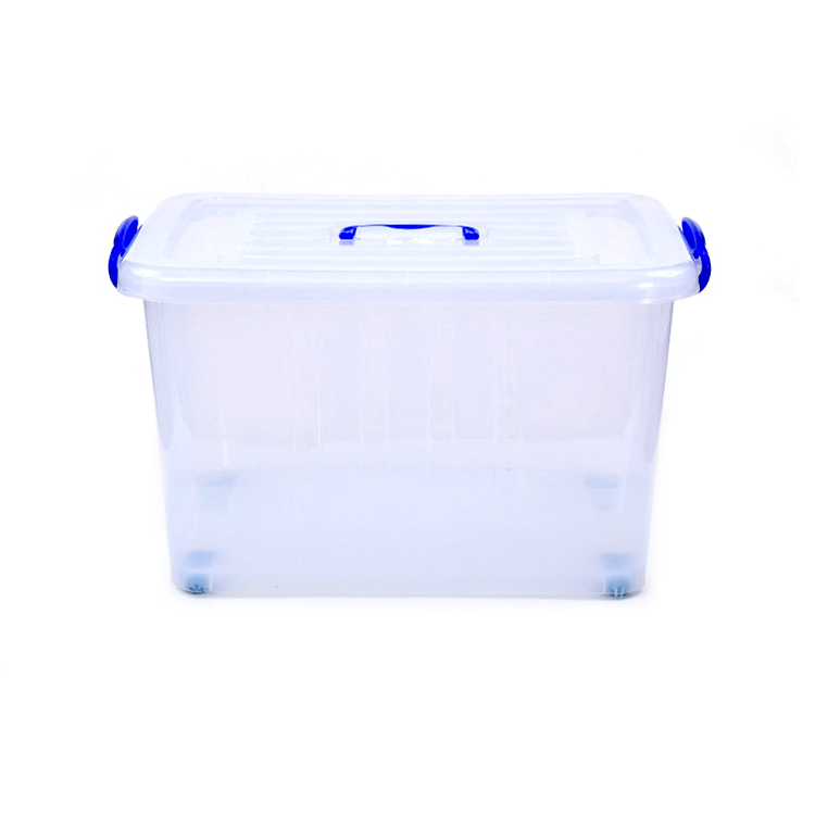 Large Clear Plastic Storage Container Multi-Function Eco-Friendly Organizer Extra Big Storage Tote for Organization