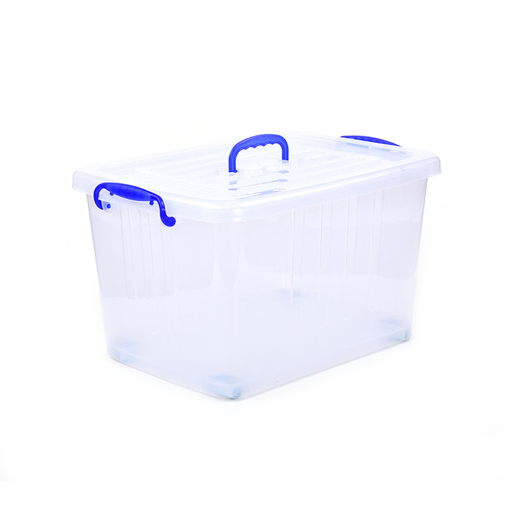 Large Clear Plastic Storage Container Multi-Function Eco-Friendly Organizer Extra Big Storage Tote for Organization