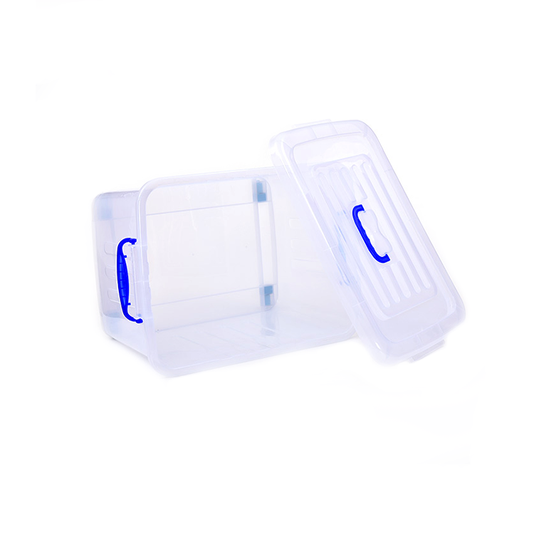 Large Clear Plastic Storage Container Multi-Function Eco-Friendly Organizer Extra Big Storage Tote for Organization