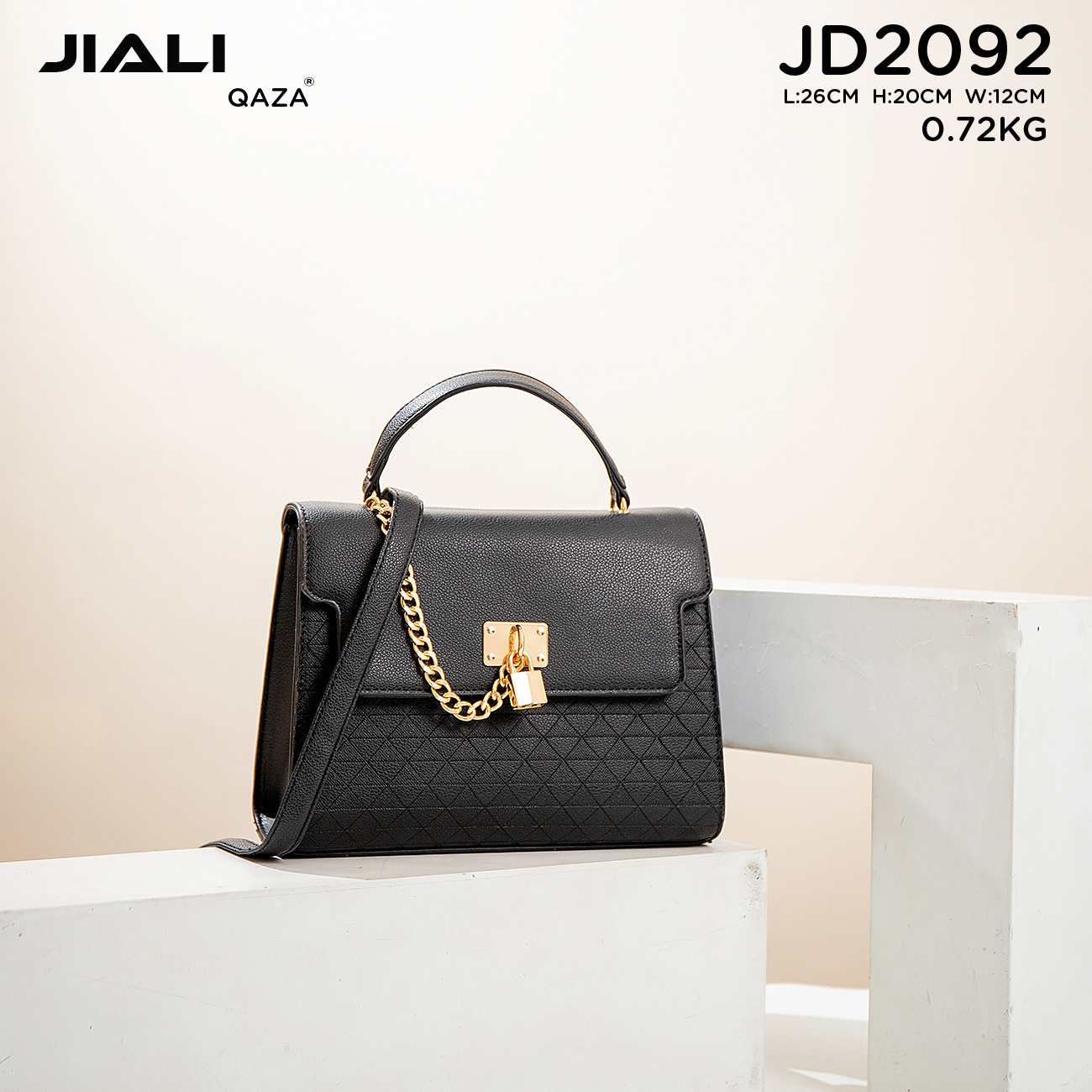 QAZA manufacturers handbags for women luxury 2023 new fashion designer PU leather ladies high quality chain hand shoulder bags