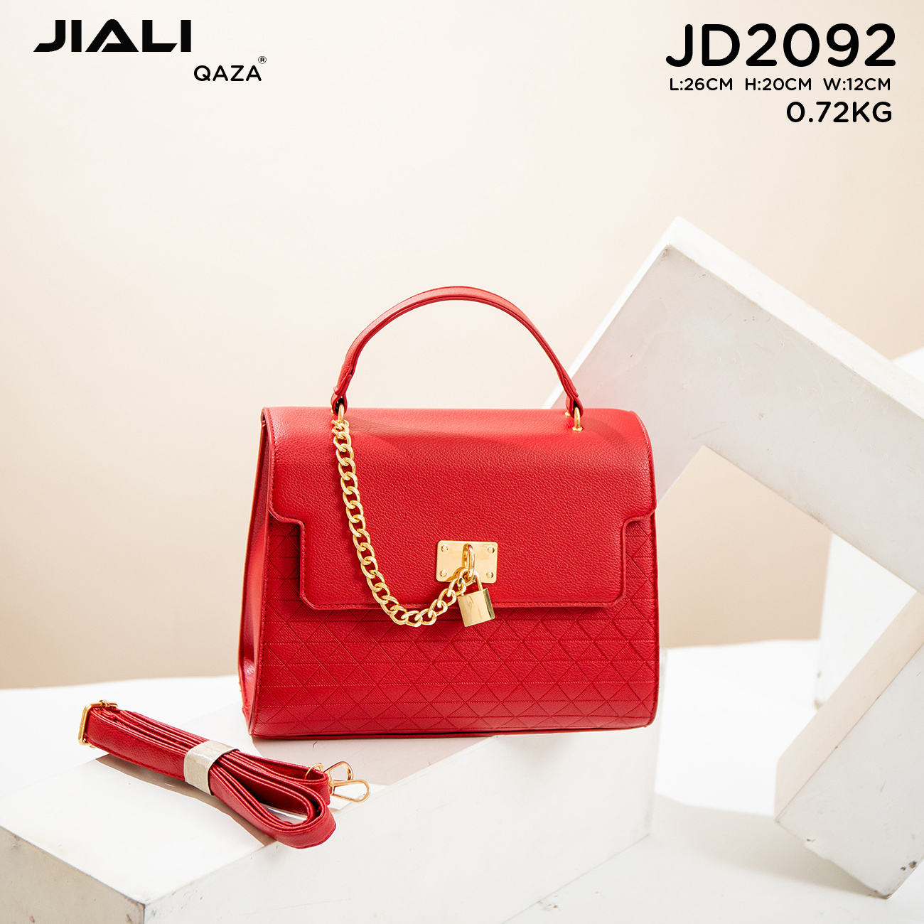 QAZA manufacturers handbags for women luxury 2023 new fashion designer PU leather ladies high quality chain hand shoulder bags