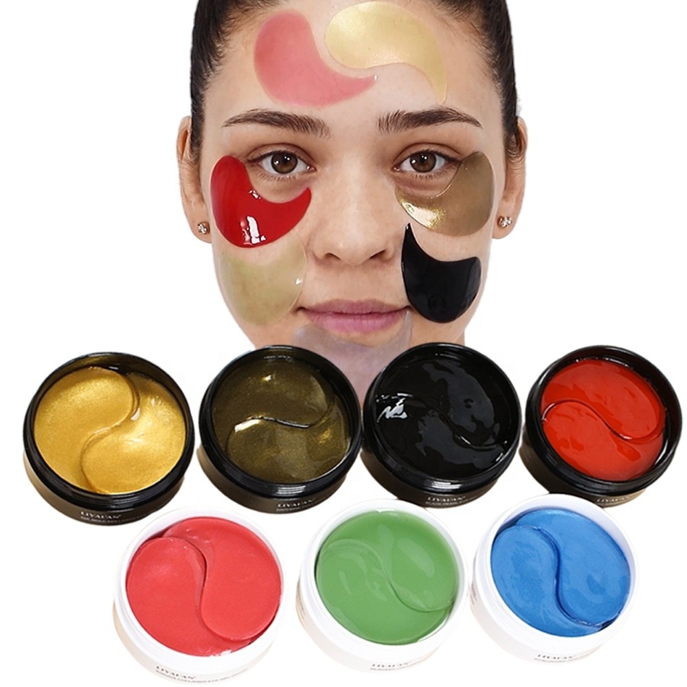 Private Label Smooth Wrinkles Fine Lines Dark Circles Eye Masks Gel Collagen Hydrogel Under Eye Patch