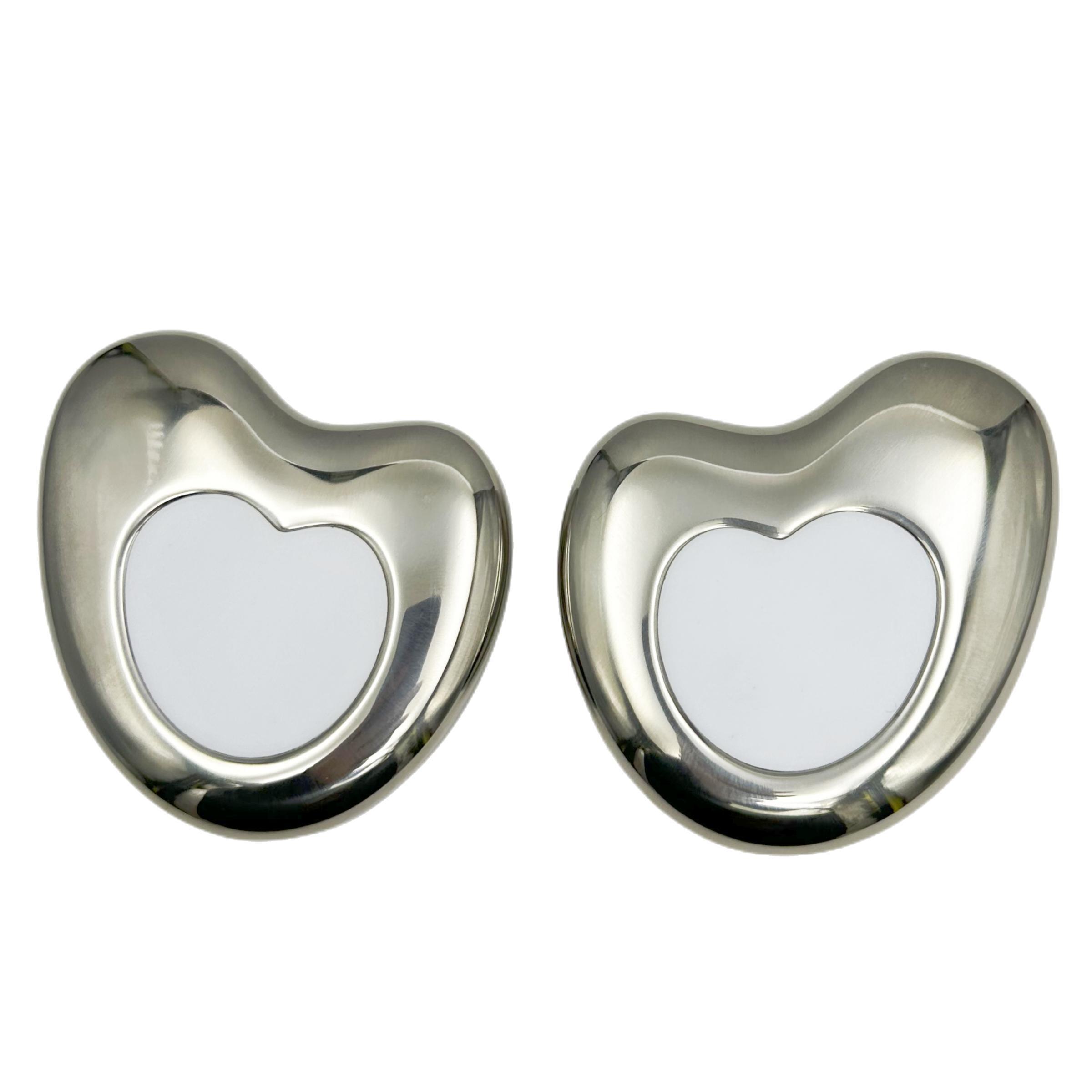 OEM brand heart shaped stainless steel ice gua sha massager liquid beauty anti-aging face ice roller