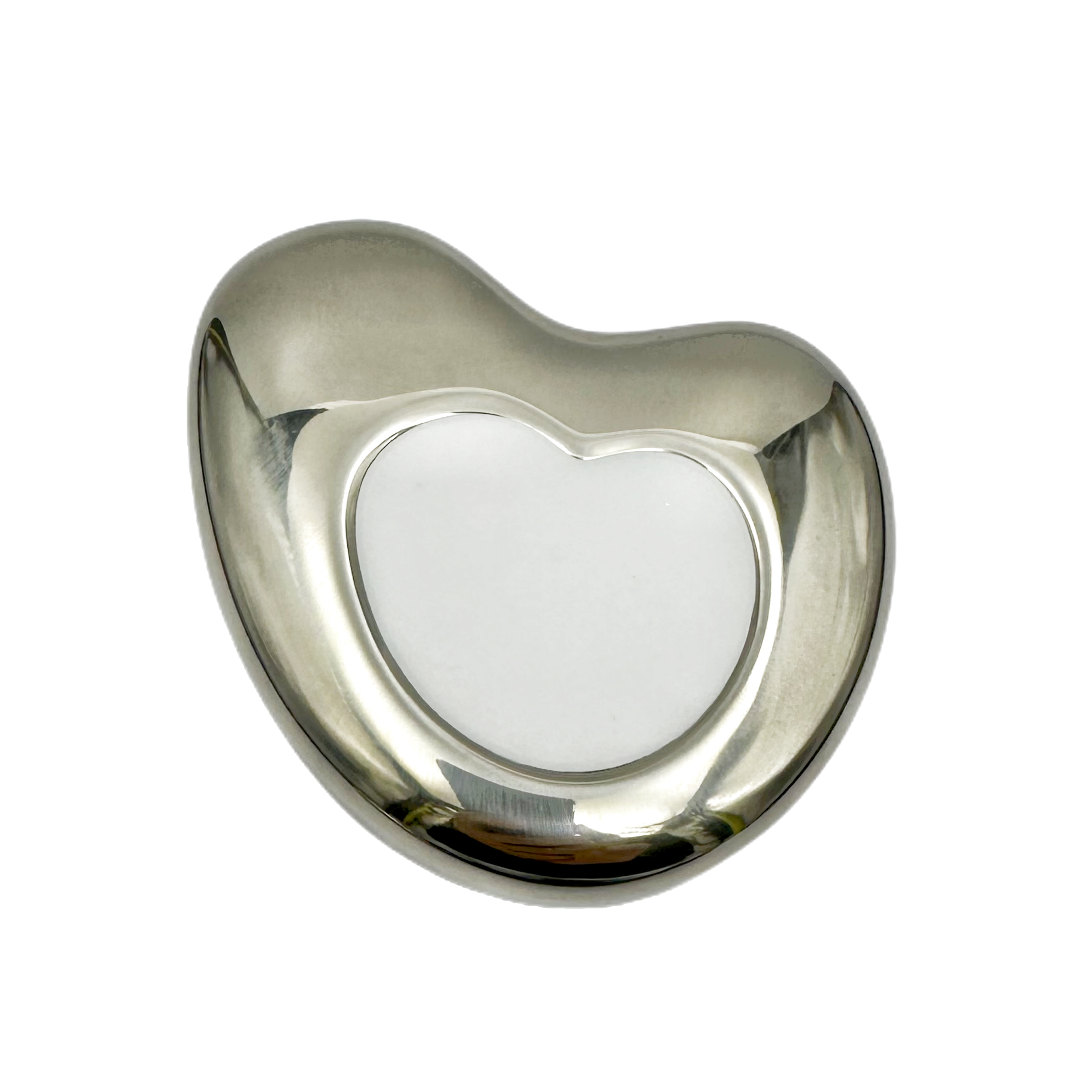 OEM brand heart shaped stainless steel ice gua sha massager liquid beauty anti-aging face ice roller