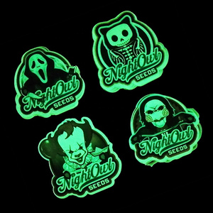 logo stickers glow in dark printable waterproof bumper label stickers for kids room