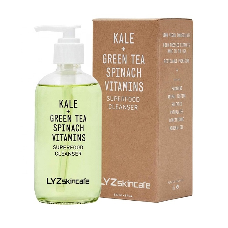 Skincare Product Revitalize & Nourish: Superfood Cleanser with Green Leaf Complex for Radiant Skin