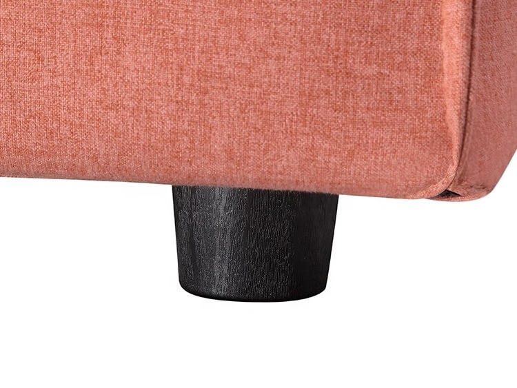 Fabric/Synthetic Leather Material Furniture High quality Living Room Elegant Modern Velvet Foam Modular Pink Sectional Couch