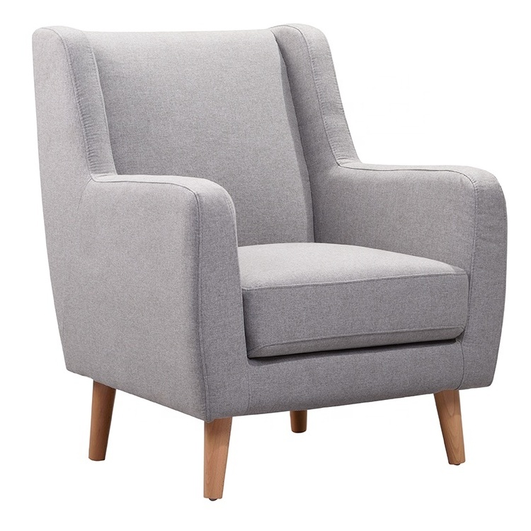 Modern Style Luxury Type High Quality Living Room Furniture Modern Upholstered Arm Lounge Accent Chairs