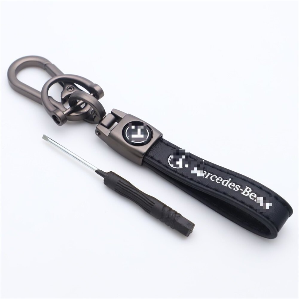 Customised Logo Branded Souvenirs Gift  Luxury  with PU leather keychain