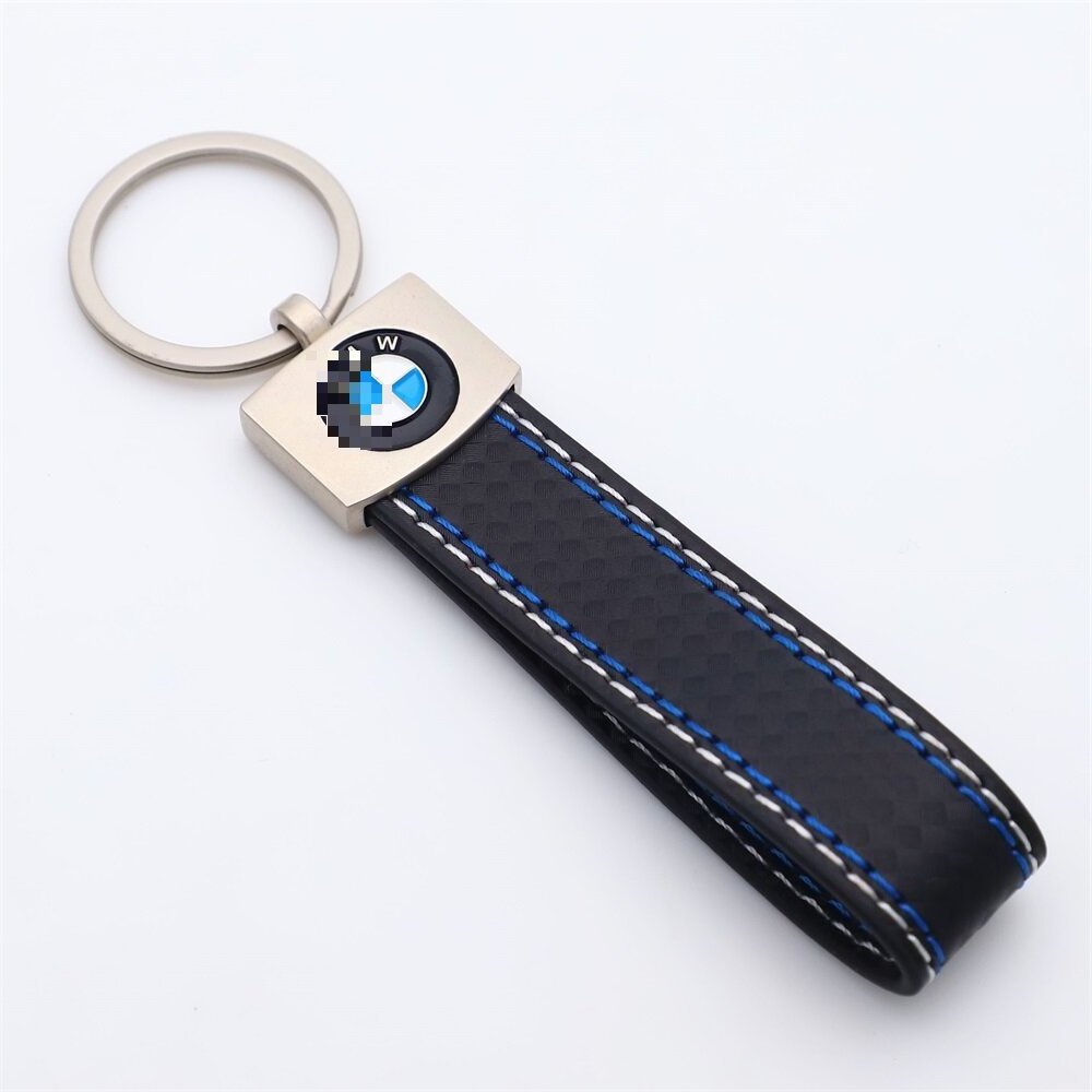 Customised Logo Branded Souvenirs Gift  Luxury  with PU leather keychain