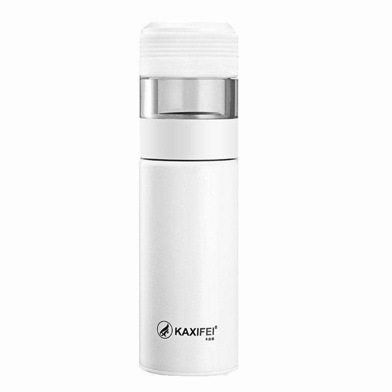 Custom logo badge 304 stainless steel display temperature vacuum Vacuum flask portable drinking cup thermos teacup teapot