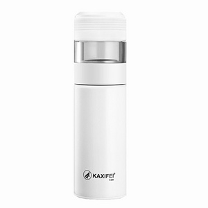 Custom logo badge 304 stainless steel display temperature vacuum Vacuum flask portable drinking cup thermos teacup teapot