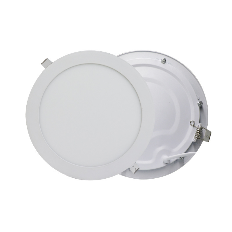 New design recessed dimmable ultra slim ceiling led panel light 18w