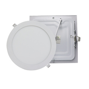 New design recessed dimmable ultra slim ceiling led panel light 18w