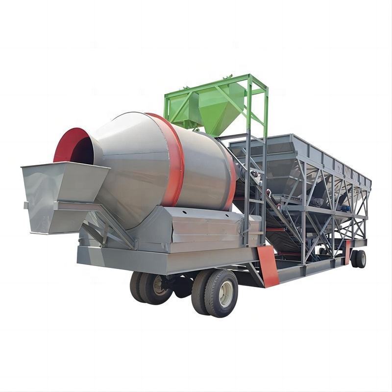 Mini Mobile Concrete Batching Plant Truck Mounted Concrete Batching Plant Station for Building works