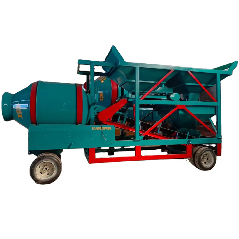 Mini Mobile Concrete Batching Plant Truck Mounted Concrete Batching Plant Station for Building works