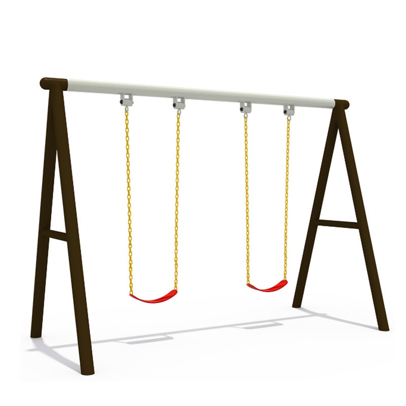 Outdoor High Quality Nice Design Alloy Iron Swing And Slides Playground For Kids