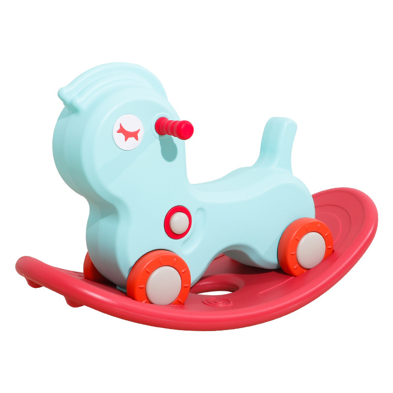 Kid riding horse toy plastic rocking horse series kid play horse