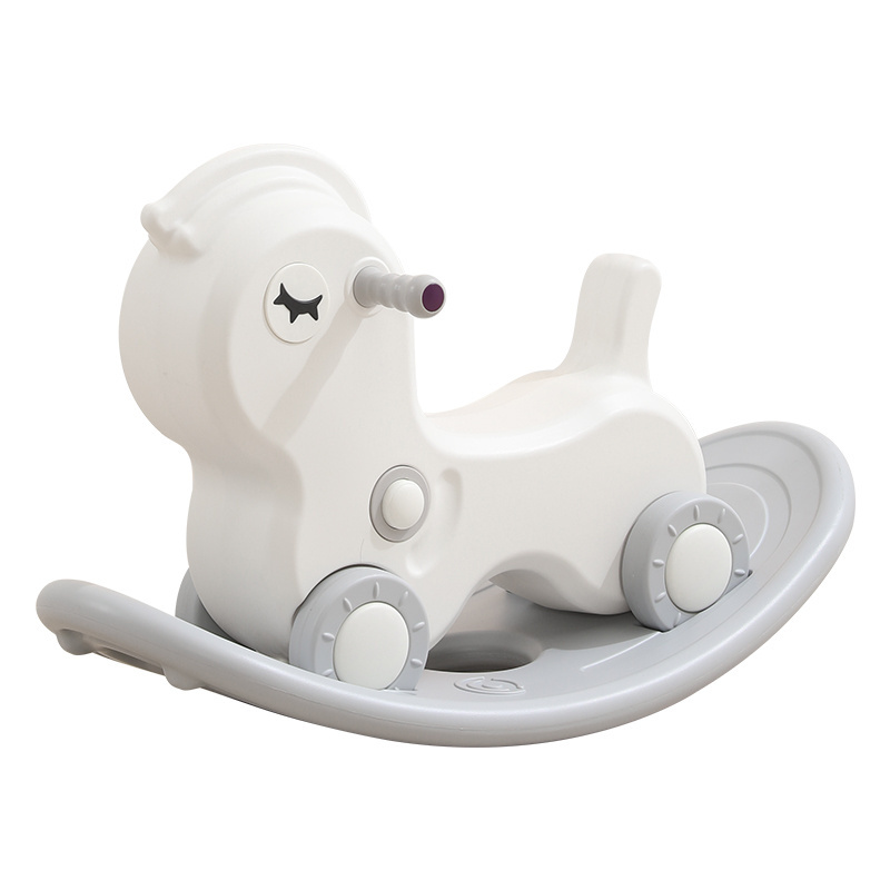 Kid riding horse toy plastic rocking horse series kid play horse