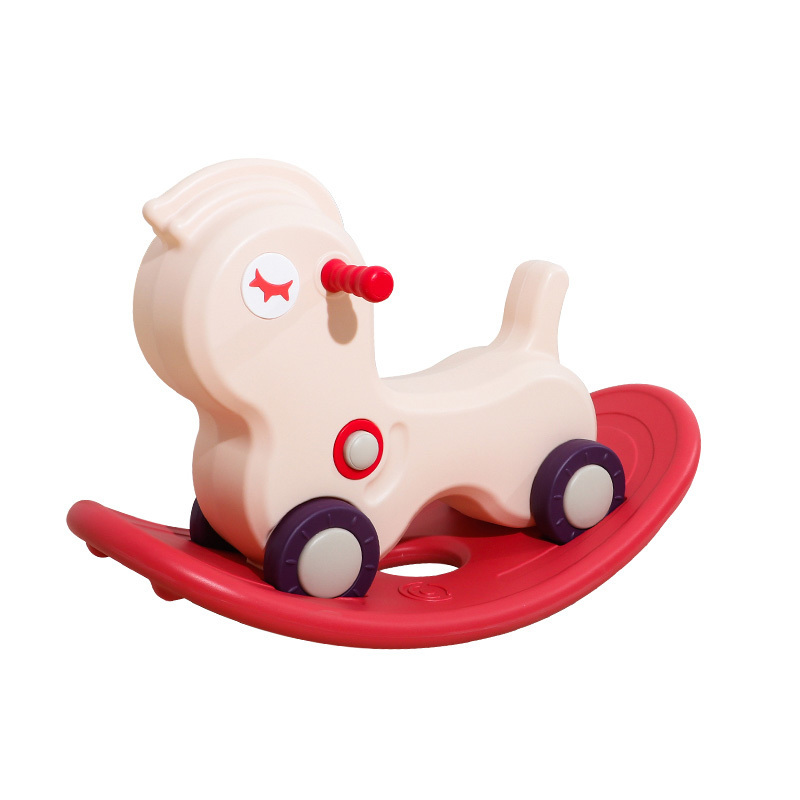 Kid riding horse toy plastic rocking horse series kid play horse