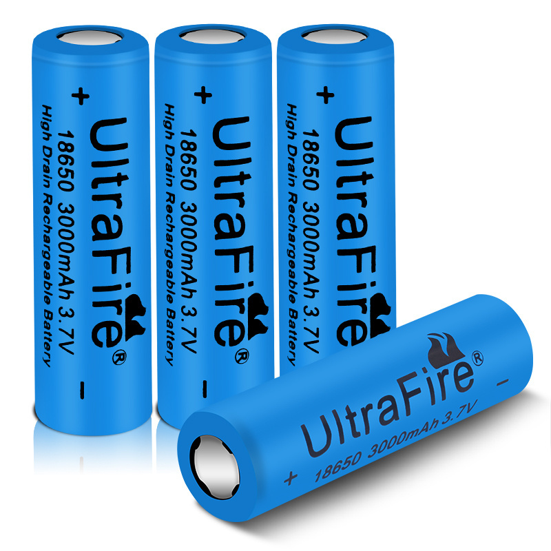 UltraFire 18650 3000mAh 3.7V Li-ion Rechargeable Battery for LED Flashlight