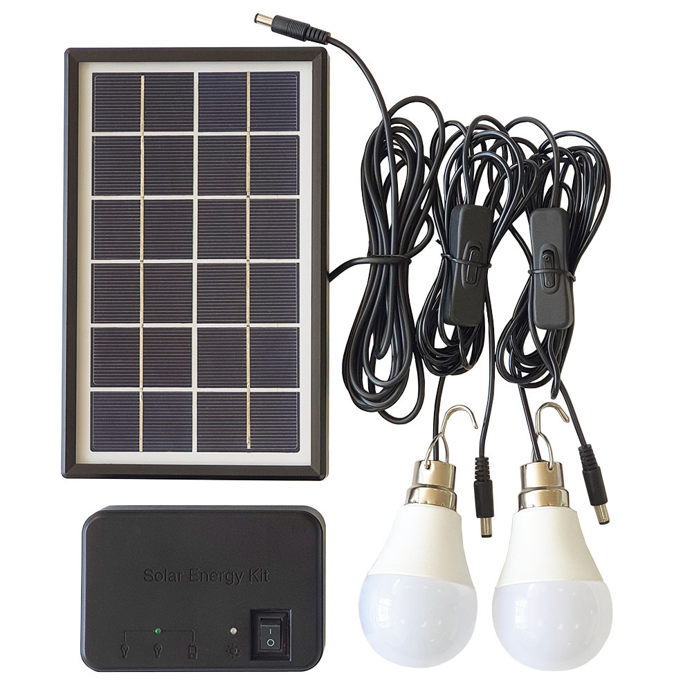 3W polycrystalline silicon Solar Energy Systems with Solar Panels Solar Power Station For Home Use Camping Bulb lighting