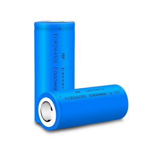 High Quality Large Capacity Hot 3.7v 5000mAh 1C ICR 26650 Rechargeable Lithium flashlight Battery