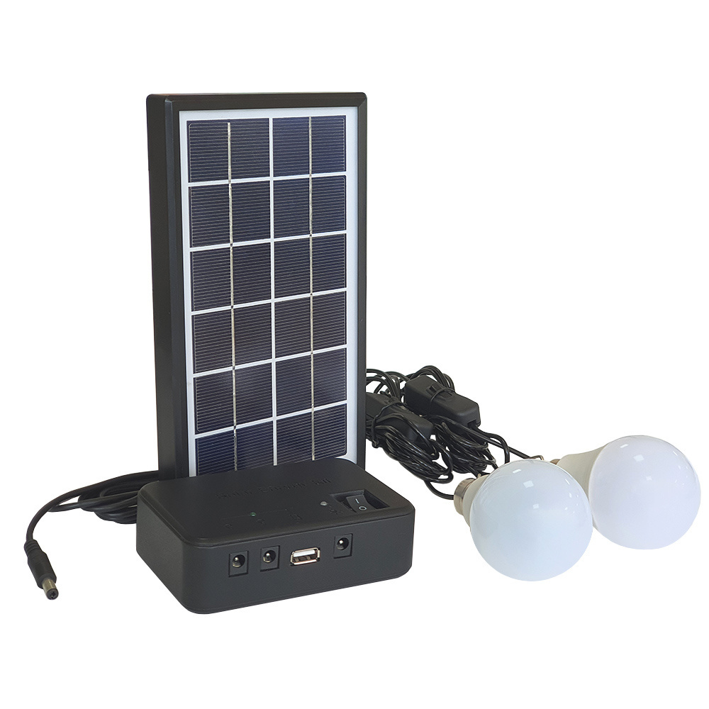 3W polycrystalline silicon Solar Energy Systems with Solar Panels Solar Power Station For Home Use Camping Bulb lighting