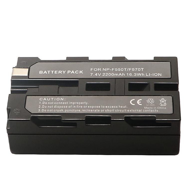 Lithium-Ion Battery Rechargeable Ultra High Capacity 7.4V 2200 mAh Replacement for Sony NP-F550 Battery