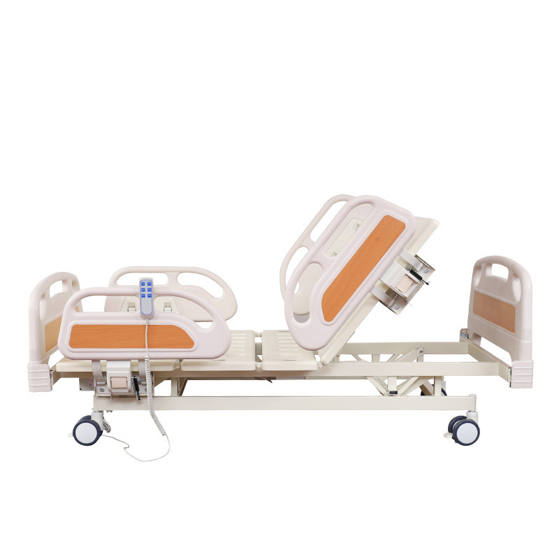 Factory Wholesale Aluminum Side rails 3 Function Medical Electric Hospital Bed with Infusion pole