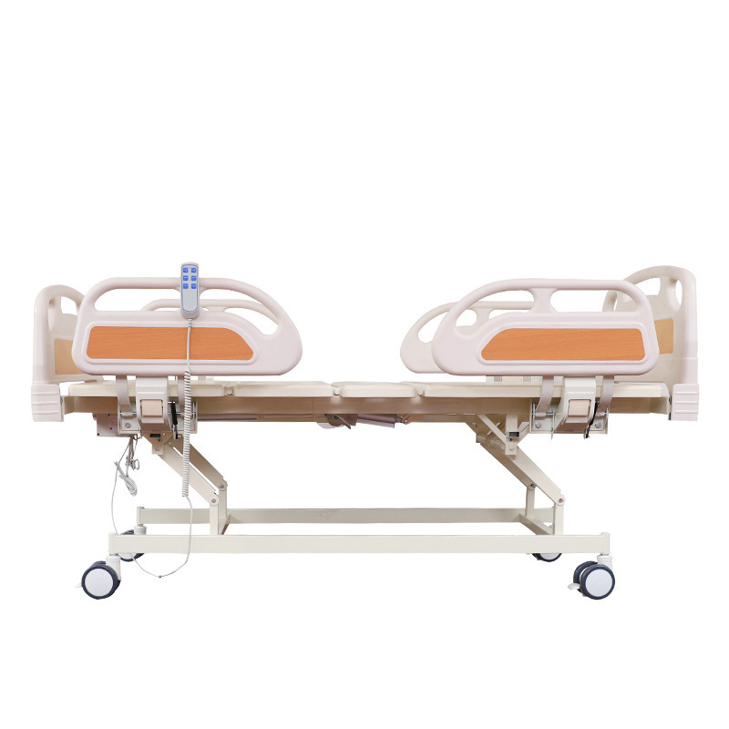 Factory Wholesale Aluminum Side rails 3 Function Medical Electric Hospital Bed with Infusion pole