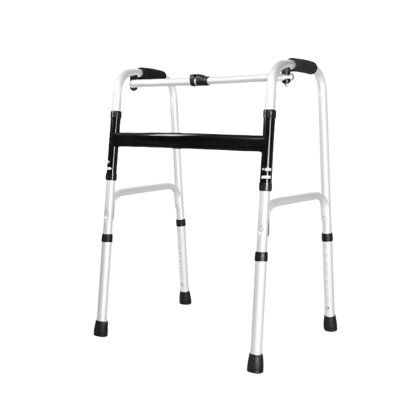 Hebei Wholesale 120kg Load-bearing Adjustable Aluminum Alloy Folding Walker For Adults