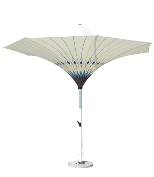 Parasol modern outside patio beach garden waterproof polyester patio outdoor led umbrella