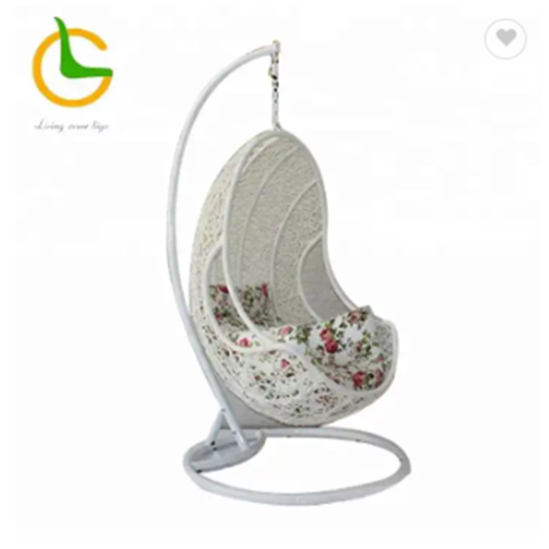 Macrame patio swings hanging indoor and outdoor rattan garden swing chair baby egg chair swing